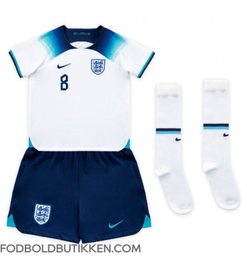 England Jordan Henderson #8 Hjemmebanetrøje Børn VM 2022 Kortærmet (+ Korte bukser)